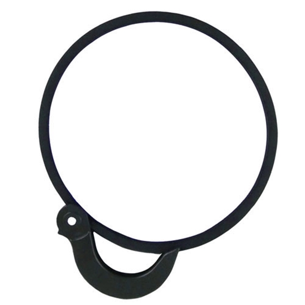 7" round foldable nylon fan with blank handle.... from ASI 57956 Graphco line