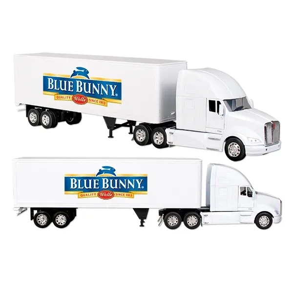 1:32 scale Kenworth tractor trailer is available in white and features... from ASI 98360 WOWLine / WOWLine®