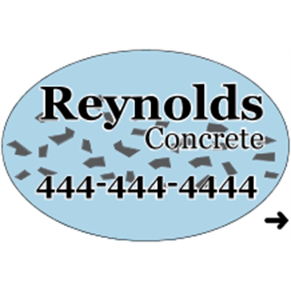 2" x 3" oval-shaped labels on roll.... from ASI 89910 Stouse, LLC