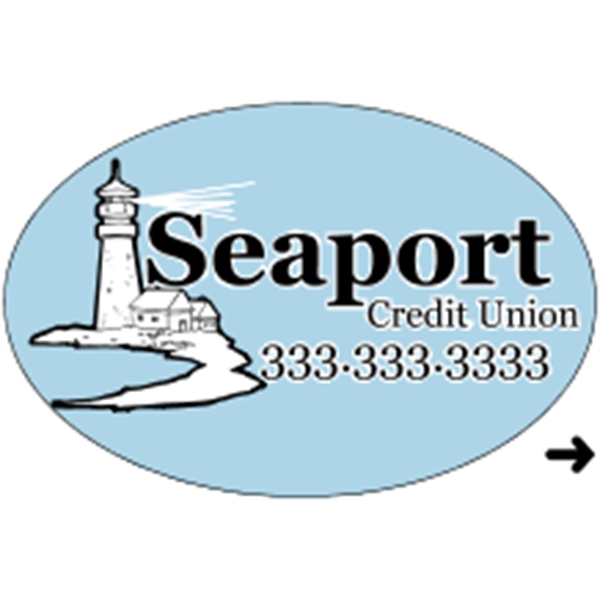 2" x 3" oval-shaped labels on roll.... from ASI 89910 Stouse, LLC