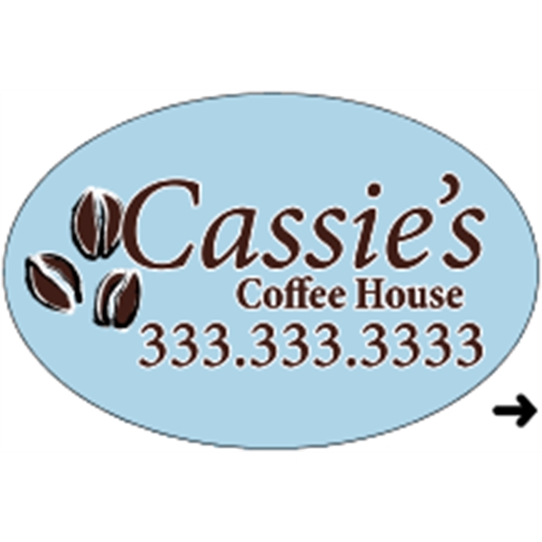 2" x 3" oval-shaped labels on roll.... from ASI 89910 Stouse, LLC