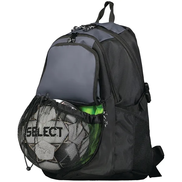 United Backpack with 600-denier polyester.... from ASI 37461 Augusta Sportswear