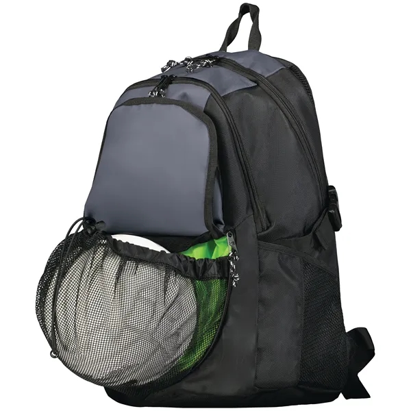 United Backpack with 600-denier polyester.... from ASI 37461 Augusta Sportswear