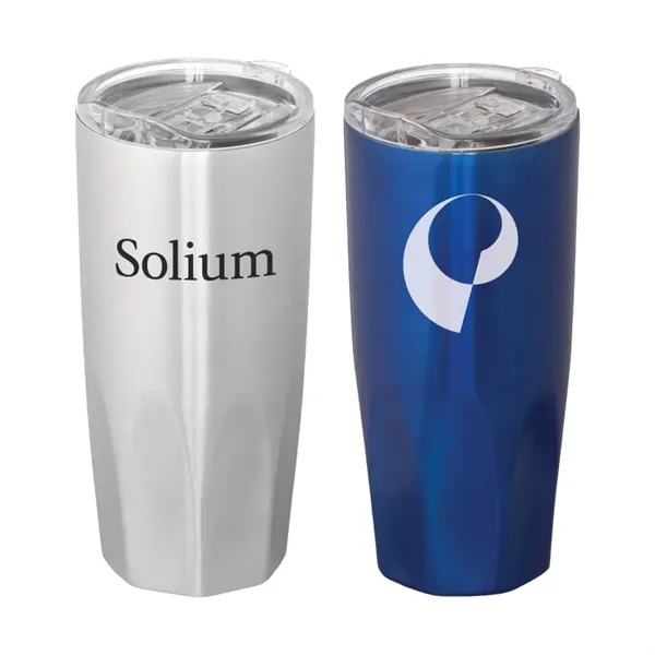 20 oz. tumbler made of vacuum-insulated stainless steel with a clear... from ASI 57655 STOPNGO Line