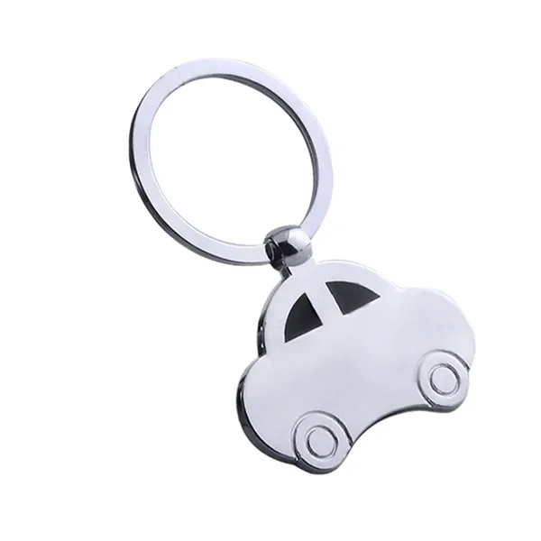 Beetle vintage car metal keychain plus laser engraving on 1 location... from ASI 37218 Athena Promo (tm)