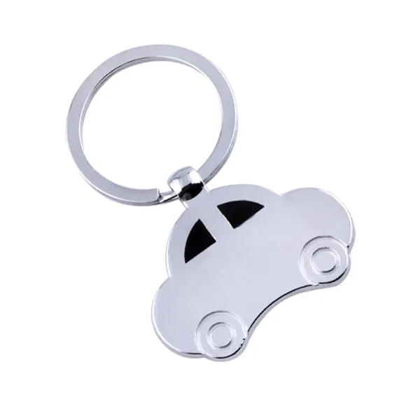 Beetle vintage car metal keychain plus laser engraving on 1 location... from ASI 37218 Athena Promo (tm)