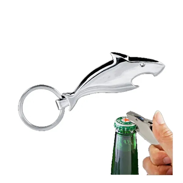 Metal Shark Bottle Opener keychain... from ASI 31517 Admart Products / Admart Line