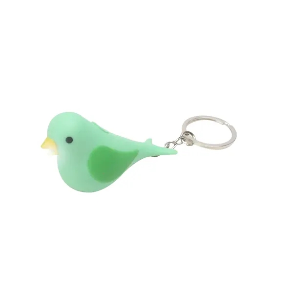Plastic chirping bird LED light keychain... from ASI 31517 Admart Products / Admart Line