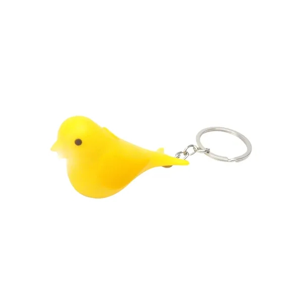 Plastic chirping bird LED light keychain... from ASI 31517 Admart Products / Admart Line