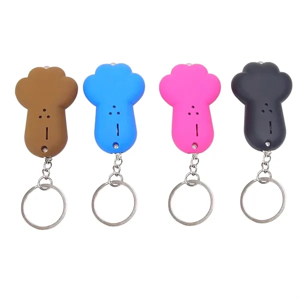 Cat paw light-up keychain with sound... from ASI 31517 Admart Products / Admart Line