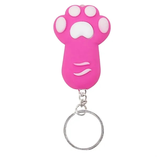 Cat paw light-up keychain with sound... from ASI 31517 Admart Products / Admart Line