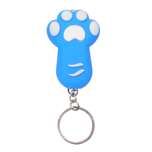 Cat paw light-up keychain with sound... from ASI 31517 Admart Products / Admart Line