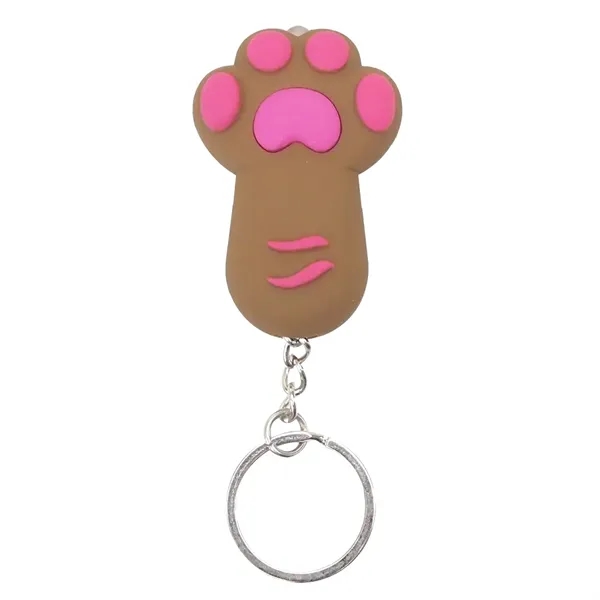 Cat paw light-up keychain with sound... from ASI 31517 Admart Products / Admart Line
