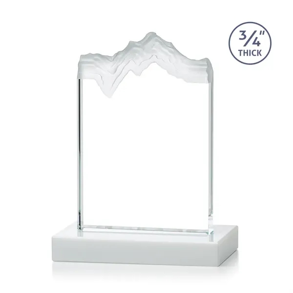 The stunning Kilimanjaro VividPrint™ award features deep carved and frosted peaks... from ASI 84592 St Regis Group / St Regis