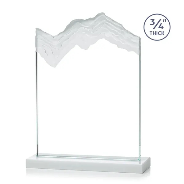 The stunning Kilimanjaro VividPrint™ award features deep carved and frosted peaks... from ASI 84592 St Regis Group / St Regis