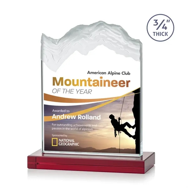 The stunning Kilimanjaro VividPrint™ award features deep carved and frosted peaks... from ASI 84592 St Regis Group / St Regis