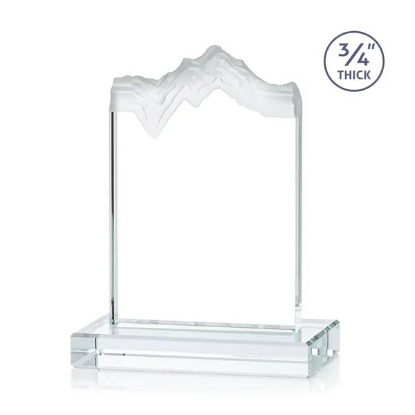 The stunning Kilimanjaro VividPrint™ award features deep carved and frosted peaks... from ASI 84592 St Regis Group / St Regis