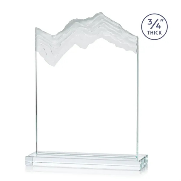 The stunning Kilimanjaro VividPrint™ award features deep carved and frosted peaks... from ASI 84592 St Regis Group / St Regis