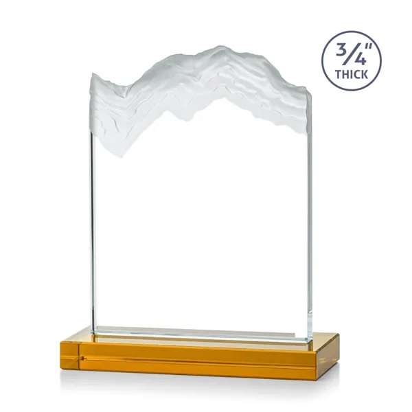 The stunning Kilimanjaro VividPrint™ award features deep carved and frosted peaks... from ASI 84592 St Regis Group / St Regis