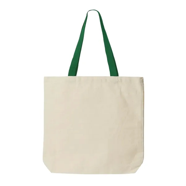 10 oz. 100% cotton canvas tote bag / shopping bag with... from ASI 41511 Brainchild USA Inc / BrainChild Gift Club