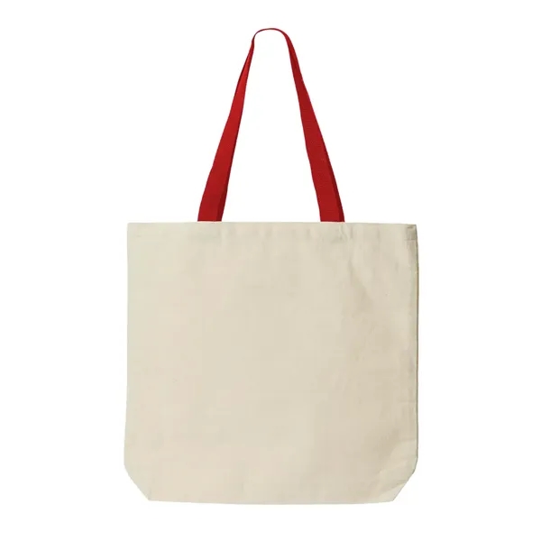 10 oz. 100% cotton canvas tote bag / shopping bag with... from ASI 41511 Brainchild USA Inc / BrainChild Gift Club