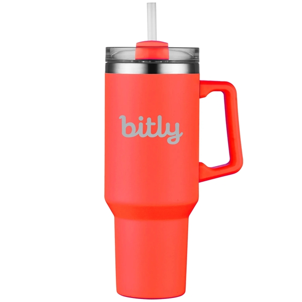 Double-wall, vacuum-insulated, stainless steel mug... from ASI 80060 VisionUSA