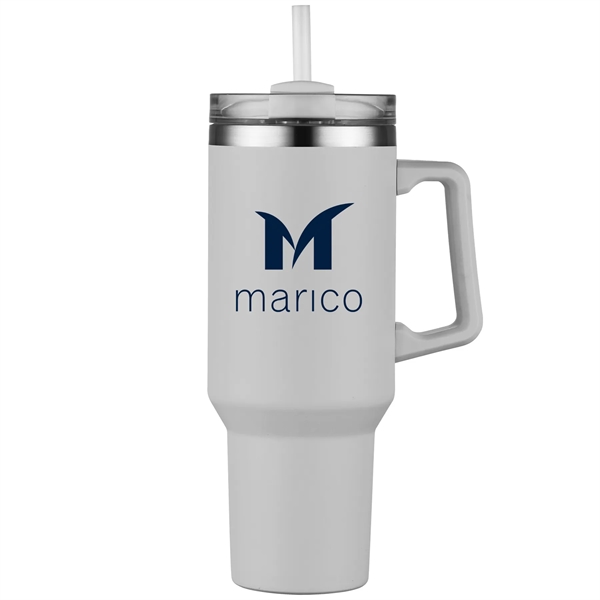 Double-wall, vacuum-insulated, stainless steel mug... from ASI 80060 VisionUSA