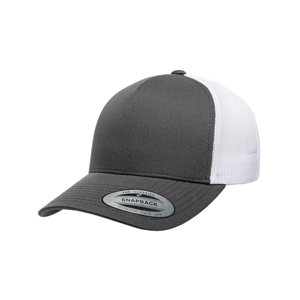 Yupoong adult 5-panel retro trucker cap with a 5-panel, structured, mid-profile... from ASI 34063 alphabroder
