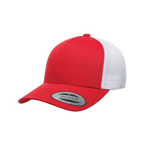Yupoong adult 5-panel retro trucker cap with a 5-panel, structured, mid-profile... from ASI 34063 alphabroder