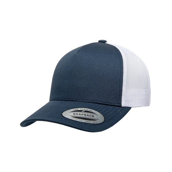 Yupoong adult 5-panel retro trucker cap with a 5-panel, structured, mid-profile... from ASI 34063 alphabroder