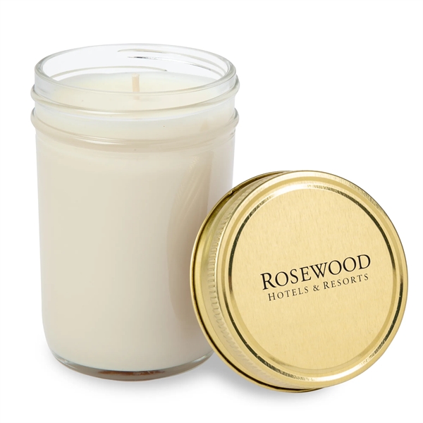 8 oz. aromatherapy wax candle comes in a glass jar with... from ASI 44900 NC Custom (CI/Lanco) / Lanco