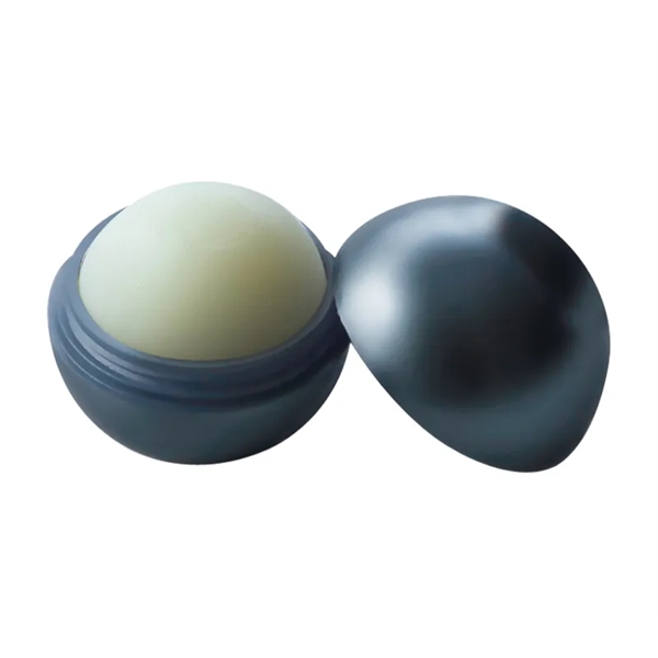 Pearl champagne lip balm ball moisturizer plus 1 color pad print... from ASI 37218 Athena Promo (tm)