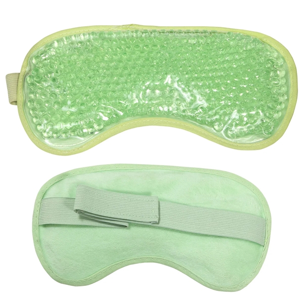 Push Eye Mask Hot/Cold Pack Aqua Pearls... from ASI 89971 Stuff A Mug