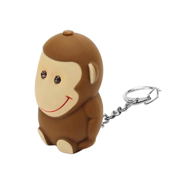 Monkey Animal LED Light Sound Keychain... from ASI 31517 Admart Products / Admart Line