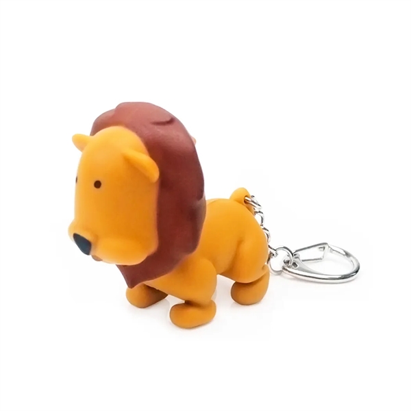 Lion Animal LED Light Sound Keychain.... from ASI 31517 Admart Products / Admart Line
