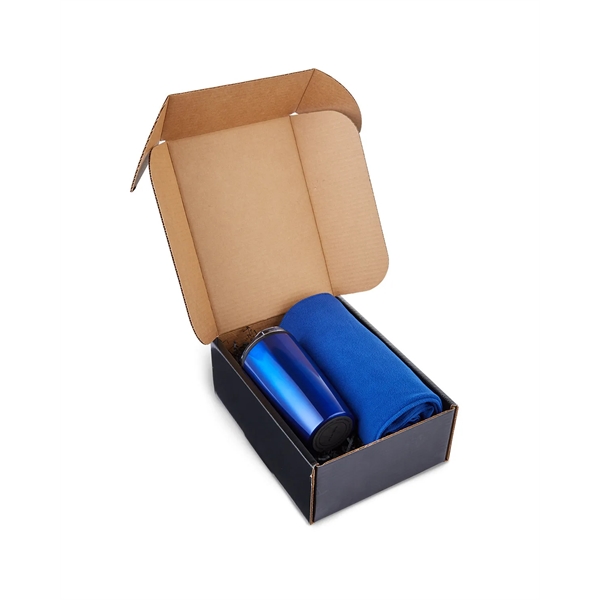 Gift set with a kraft gift box, 20-ounce insulated bottle, and... from ASI 79530 Prime Line