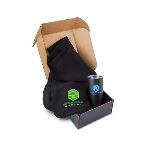 Gift set with a kraft gift box, 20-ounce insulated bottle, and... from ASI 79530 Prime Line