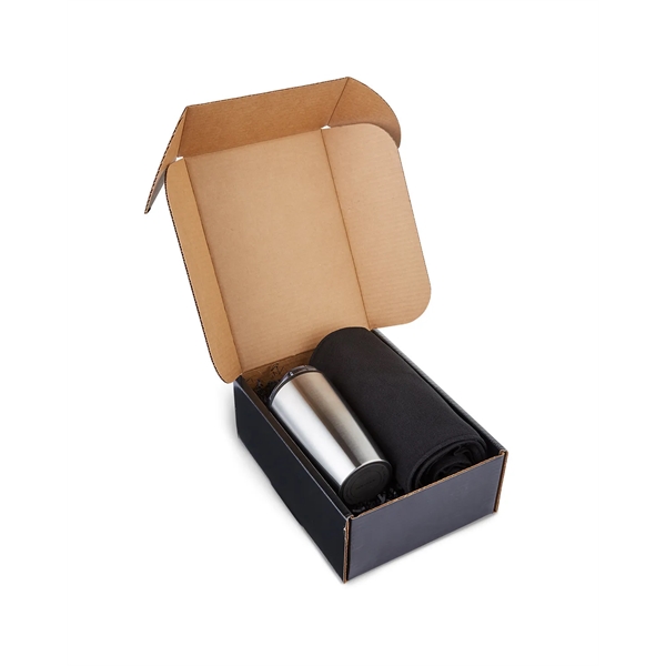 Gift set with a kraft gift box, 20-ounce insulated bottle, and... from ASI 79530 Prime Line