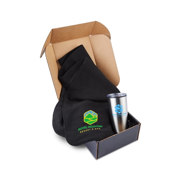 Gift set with a kraft gift box, 20-ounce insulated bottle, and... from ASI 79530 Prime Line