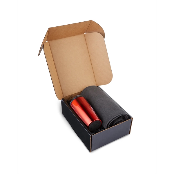 Gift set with a kraft gift box, 20-ounce insulated bottle, and... from ASI 79530 Prime Line