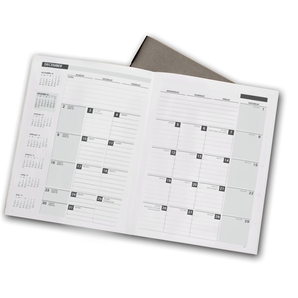 Mid sized monthly desk planner. 7" x 10" page size... from ASI 48575 Datamax International Inc / The Datamax Collection