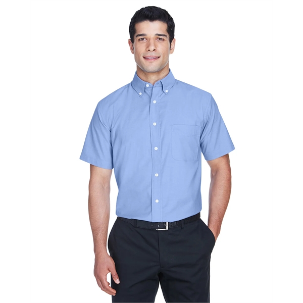 Men's short sleeve oxford shirt with stain release.... from ASI 34063 alphabroder