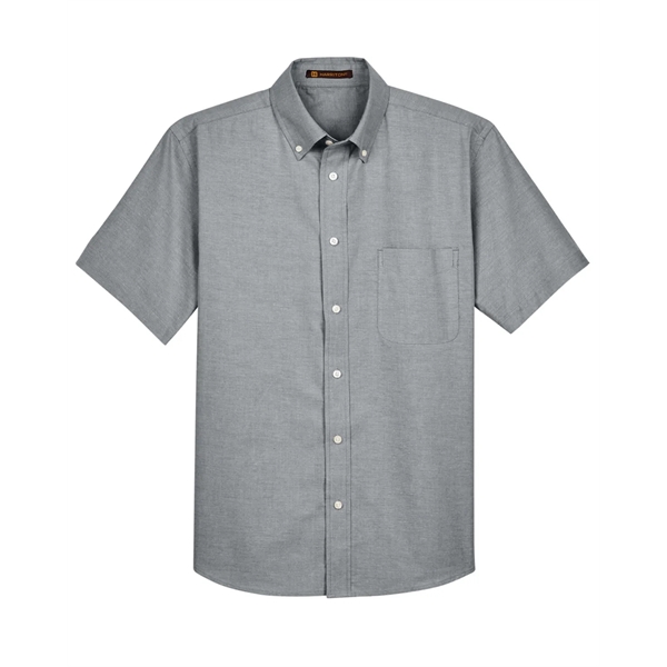 Men's short sleeve oxford shirt with stain release.... from ASI 34063 alphabroder