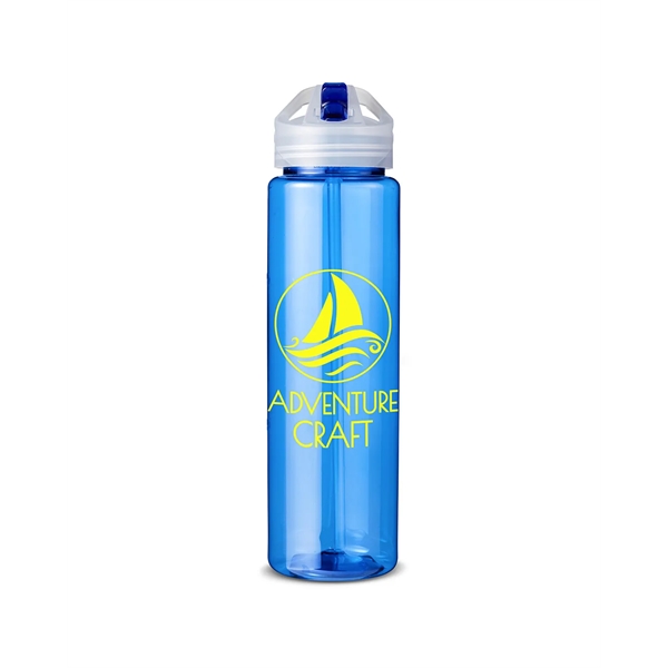 0.875" x 11.125" x 0.875" 32-ounce PET recycled plastic sports bottle... from ASI 79530 Prime Line
