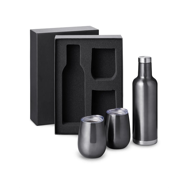 Beverage Lovers Gift set with Alsace insulated steel 25 ounce wine... from ASI 79530 Prime Line