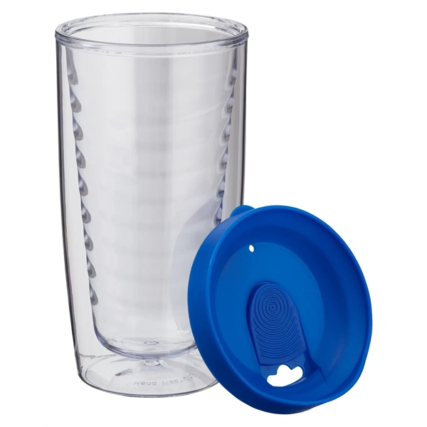 14 oz. double-wall acrylic construction and a snap-on, splash-resistant locking lid.... from ASI 79530 Prime Line