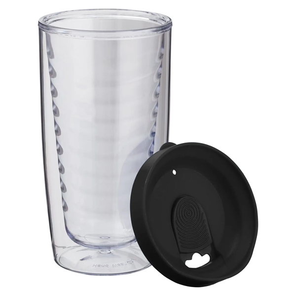 14 oz. double-wall acrylic construction and a snap-on, splash-resistant locking lid.... from ASI 79530 Prime Line