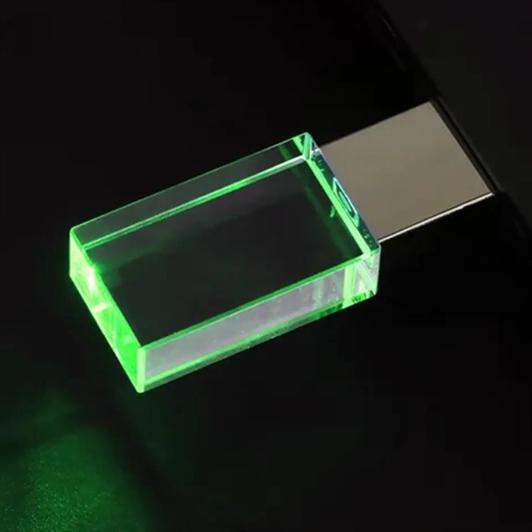 Logo Glow Crystal USB Drive... from ASI 90859 Tempo Industries Inc / Tempoline