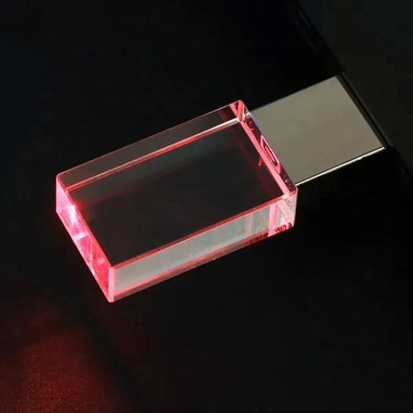 Logo Glow Crystal USB Drive... from ASI 90859 Tempo Industries Inc / Tempoline