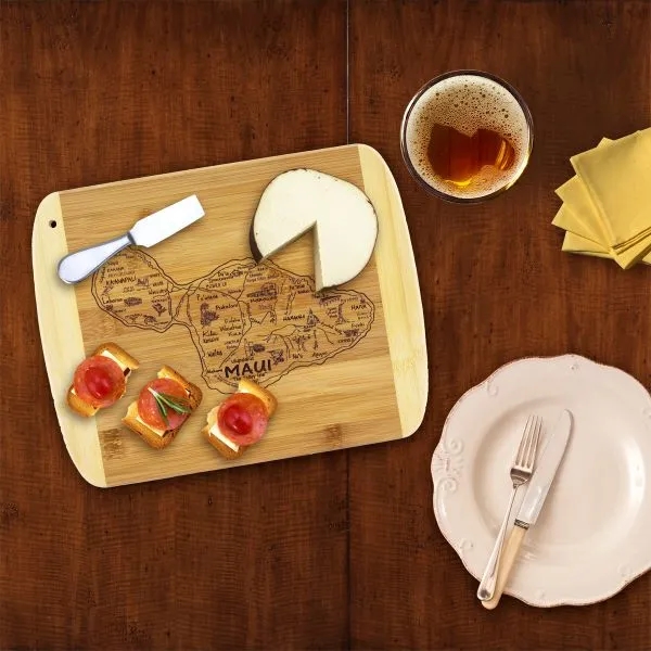 A Slice of Life Maui Serving & Cutting Board... from ASI 91565 Totally Bamboo